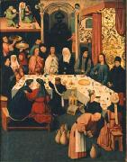 Jheronimus Bosch The Marriage Feast at Cana. oil painting on canvas